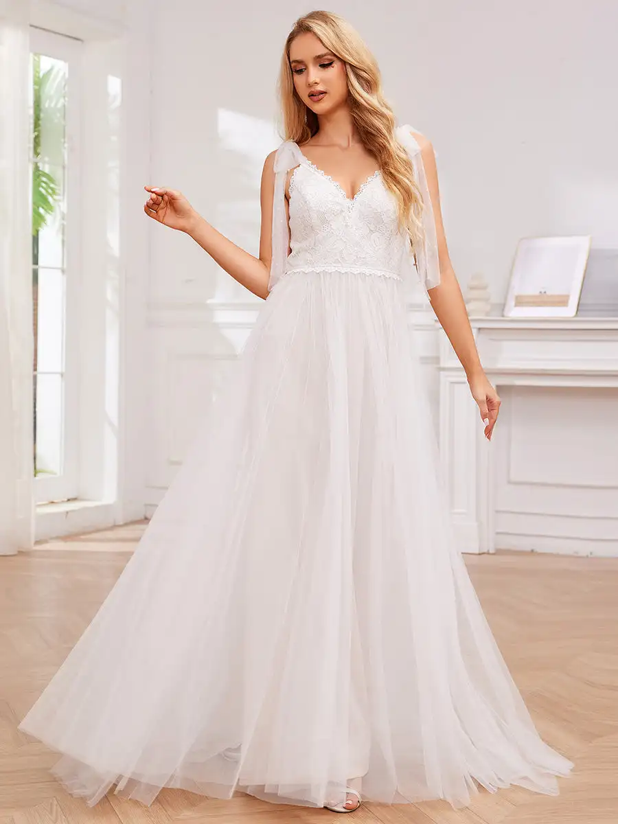 Robe En Tulle Longue
