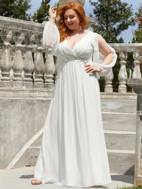 Robe de soirée blanche marine 1