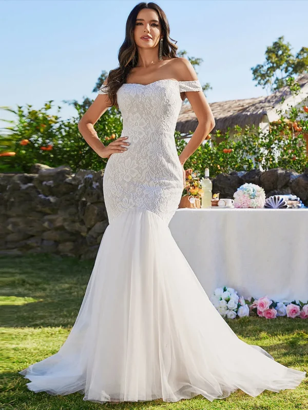 Robe de mariée longue élégante 1