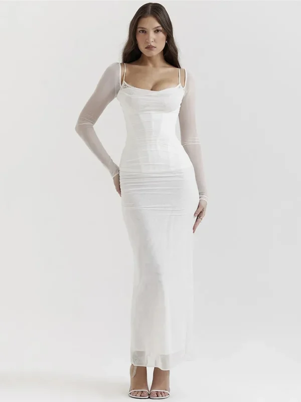 Robe Longue Transparente pour Femme 1